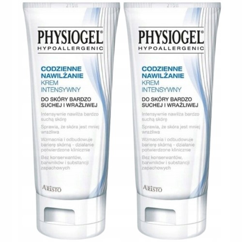 Physiogel krem nawilżający do twarzy Zestaw 2x 100 ml