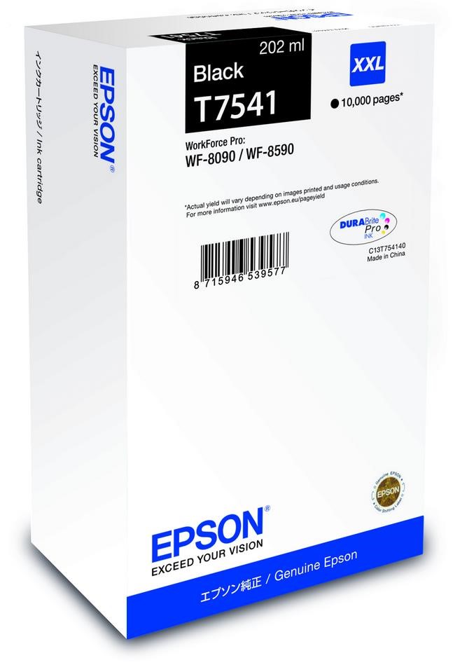 Čierna atramentová kazeta Epson série WF-8xxx XXL Black 10.000 str. …