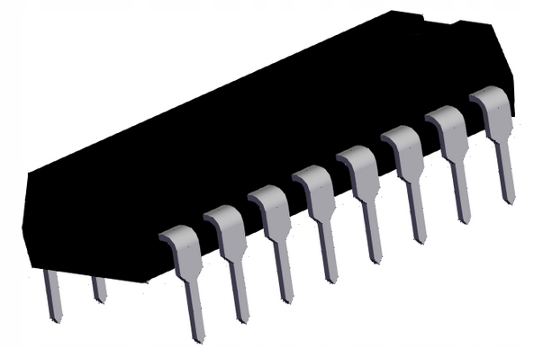 

CD4017BE licznik dzielnik Cmos DIP16 Texas Instru