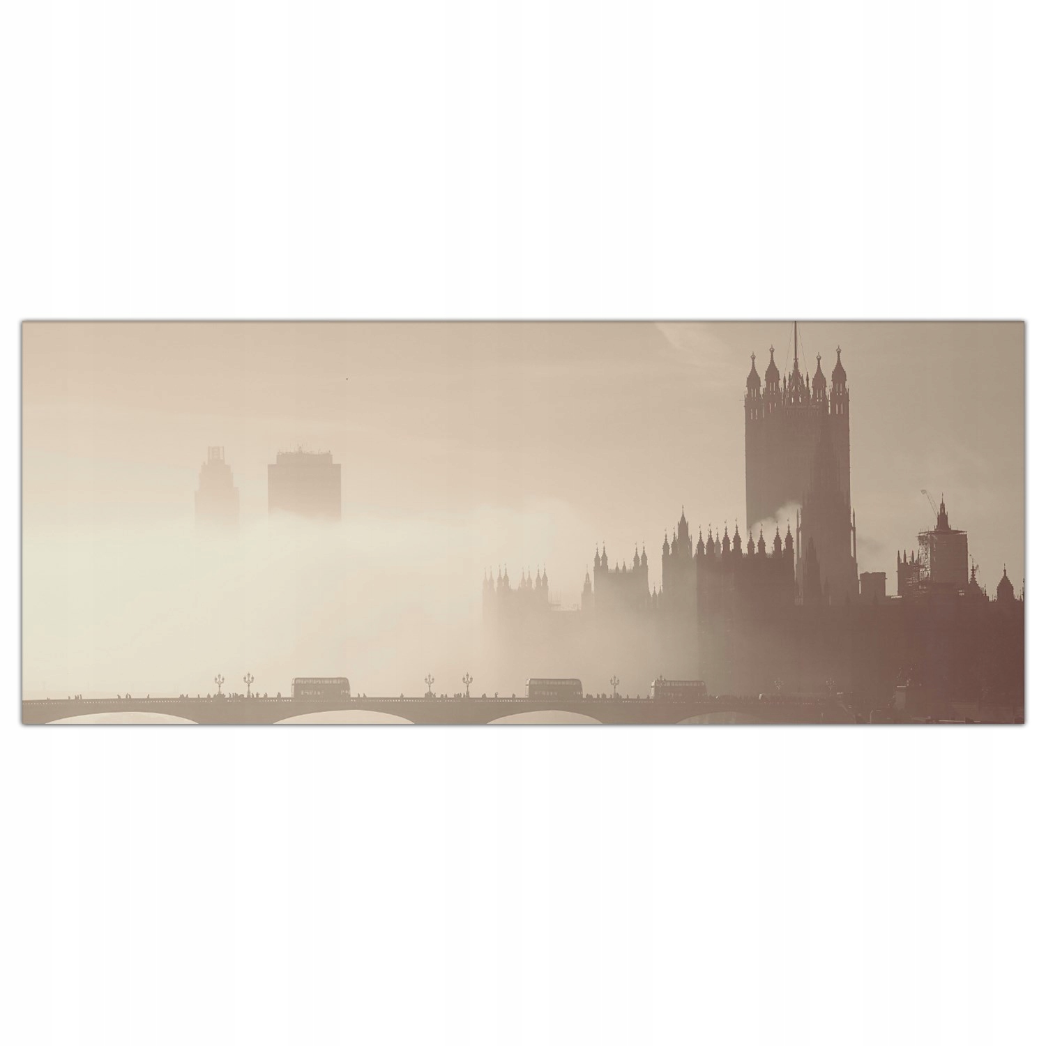 

Obraz na szkle Foto Mgła Londyn Krajobraz 125x50