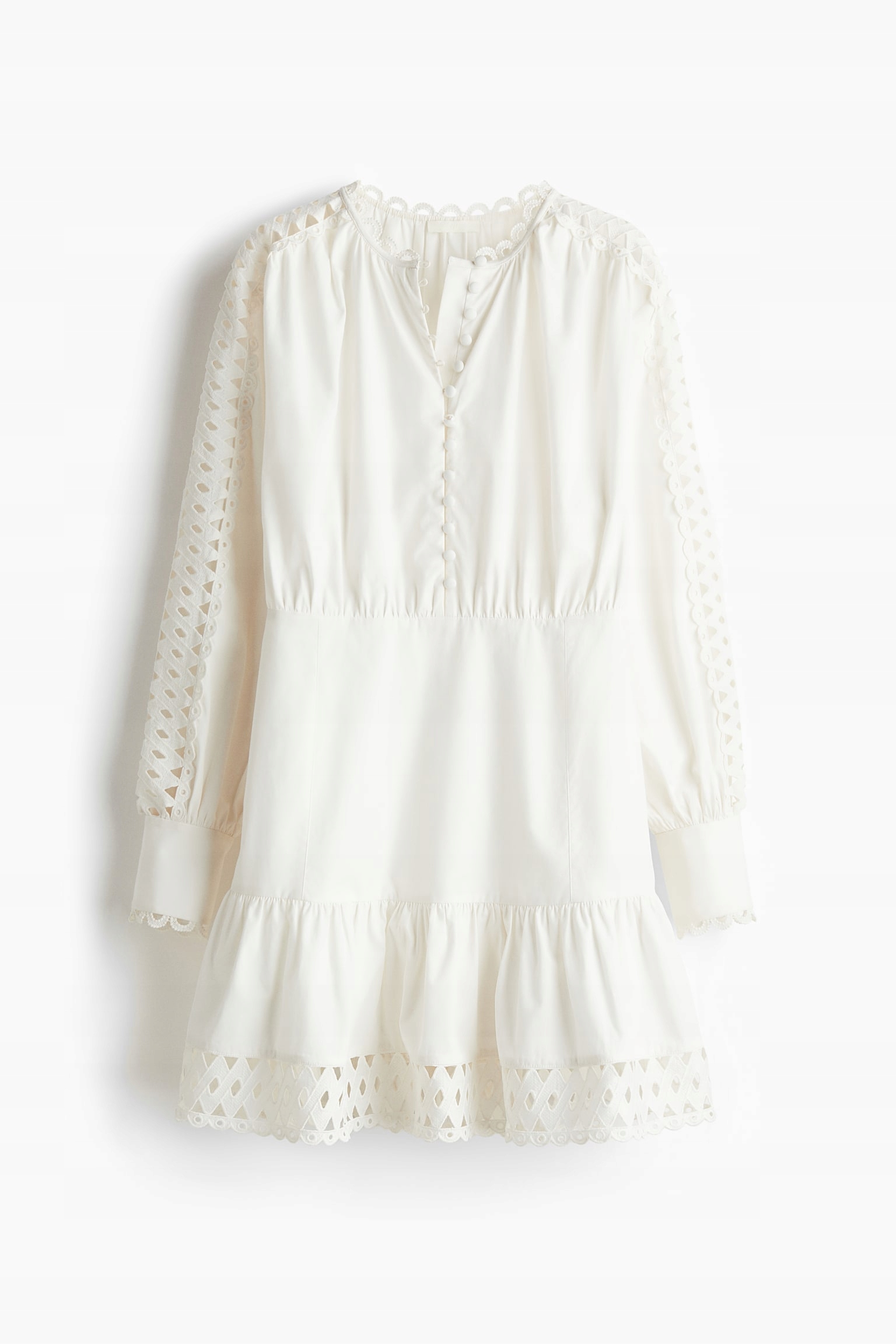 H&m 40/L šaty s výšivkou