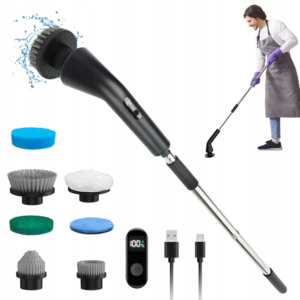 Multifunkční Kartáč Pro Těžko Přístupná Místa S Vyměnitelnými Hlavicemi