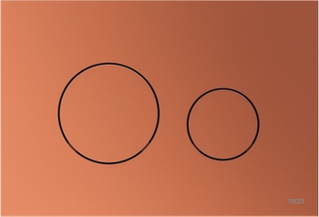 Tece Przycisk Spłukujący Do Wc Loop, Czerwony Brąz Metaliczny 9240937