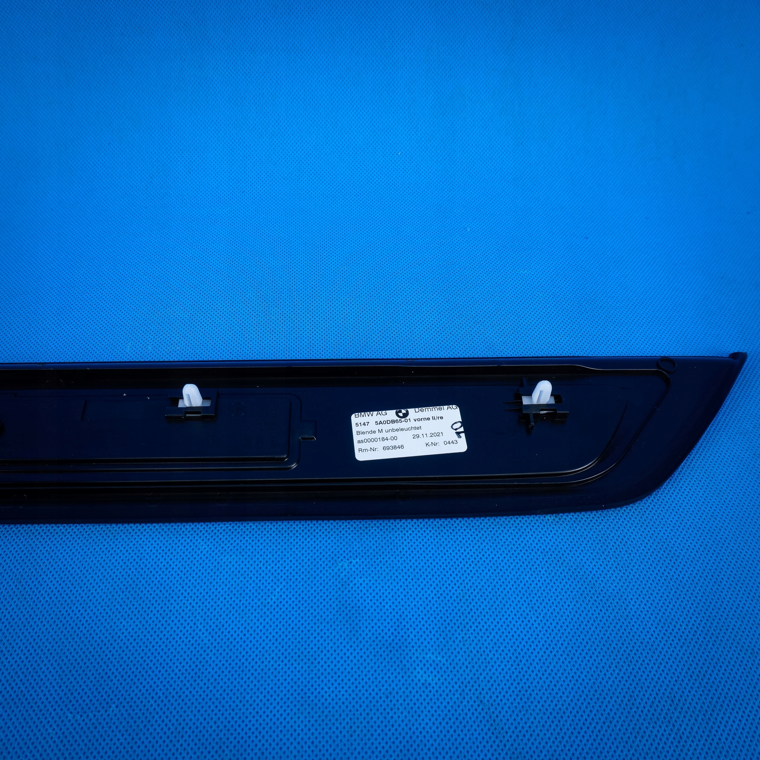 moulding cap threshold front M BMW 5 G30 51475A0DB65 5A0DB65 32km