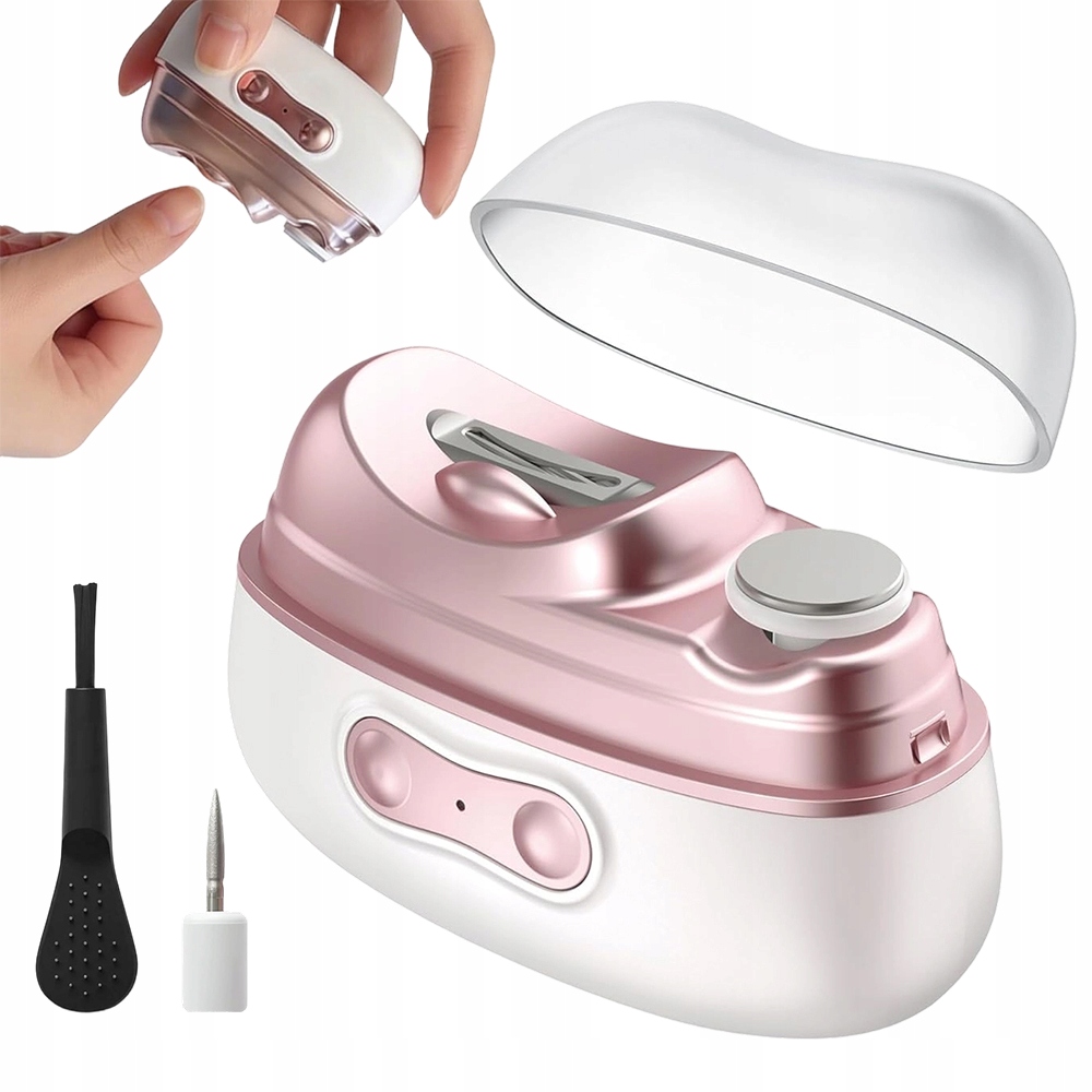 Elektrický kleštičky na nehty pro seniory, tiché, s držákem na nehty