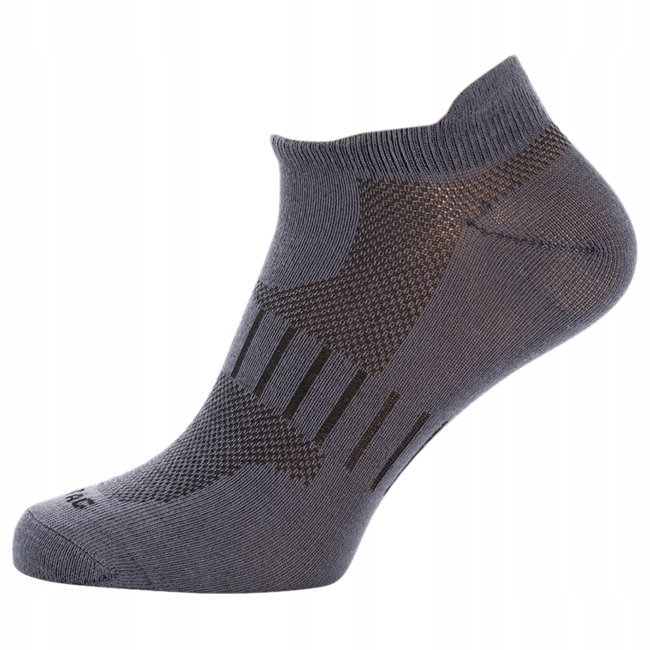 Skarpety Męskie Lekkie Sportowe Stopki Bawełniane Dark Grey 39-42
