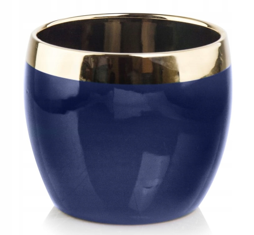 DONICZKA OSŁONKA CERAMICZNA GRANATOWA 12,5CM