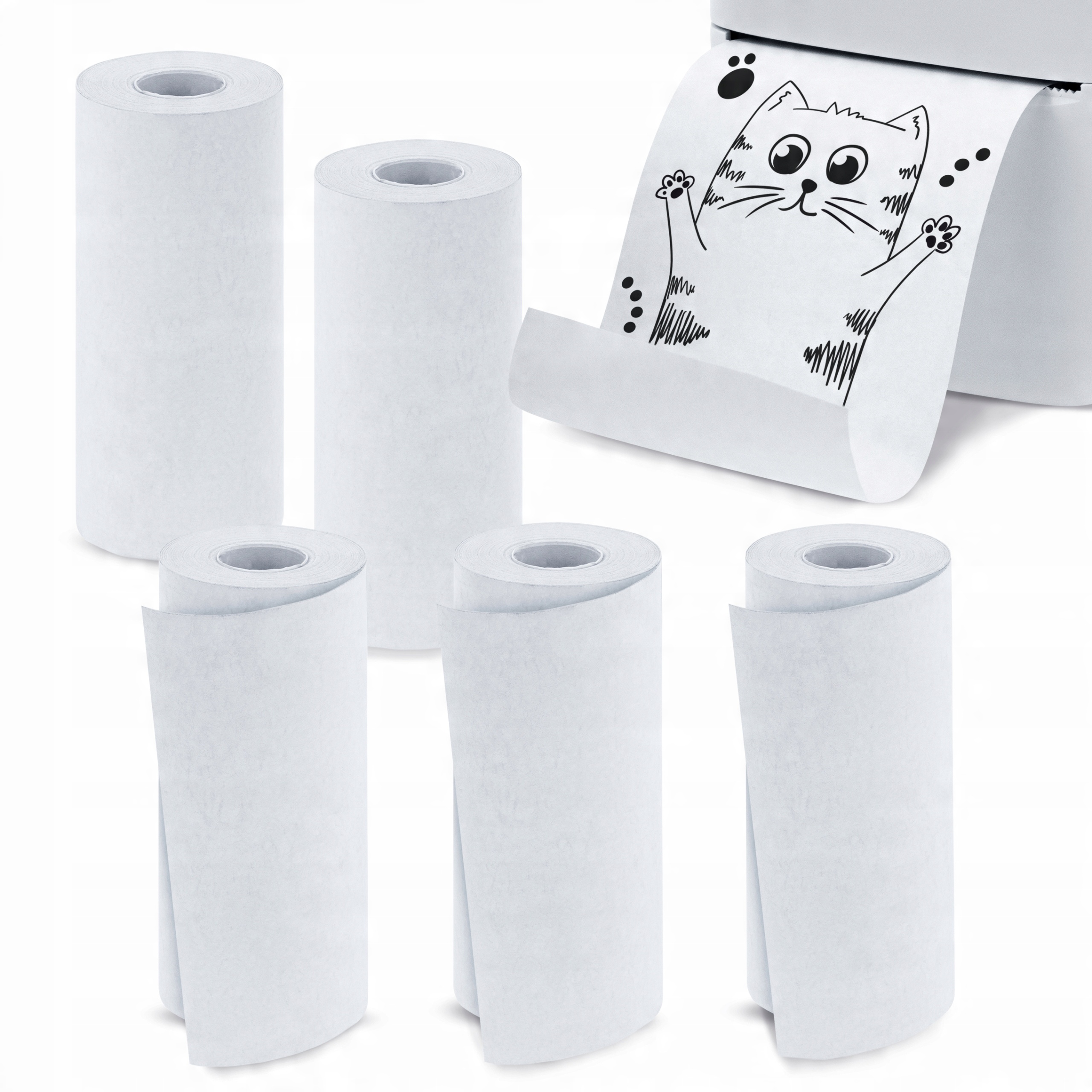 

Papier Termiczny Rolki Wkłady Drukarki 5 Sztuk