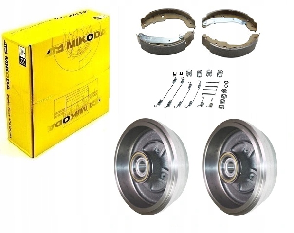 

bębny szczęki łożyska Peugeot 207 208 301 228mm