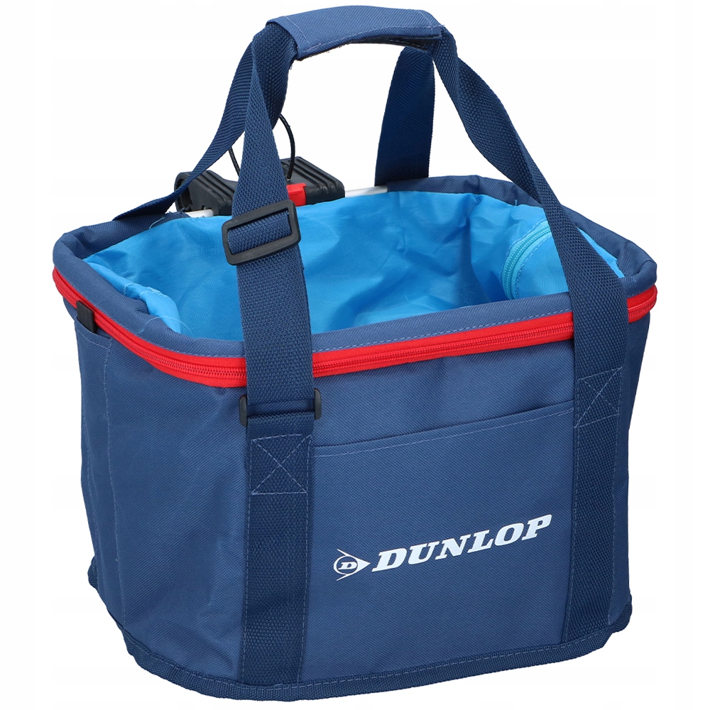 Torba rowerowa KOSZYK na zakupy kierownicę DUNLOP + odblask Marka Dunlop