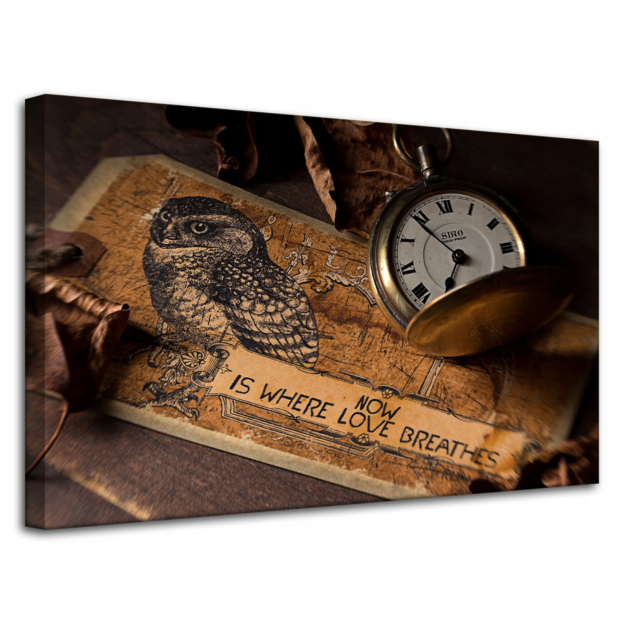 Obraz Canvas Vintage Retro Starožitný hodinový stroj 80x50 cm