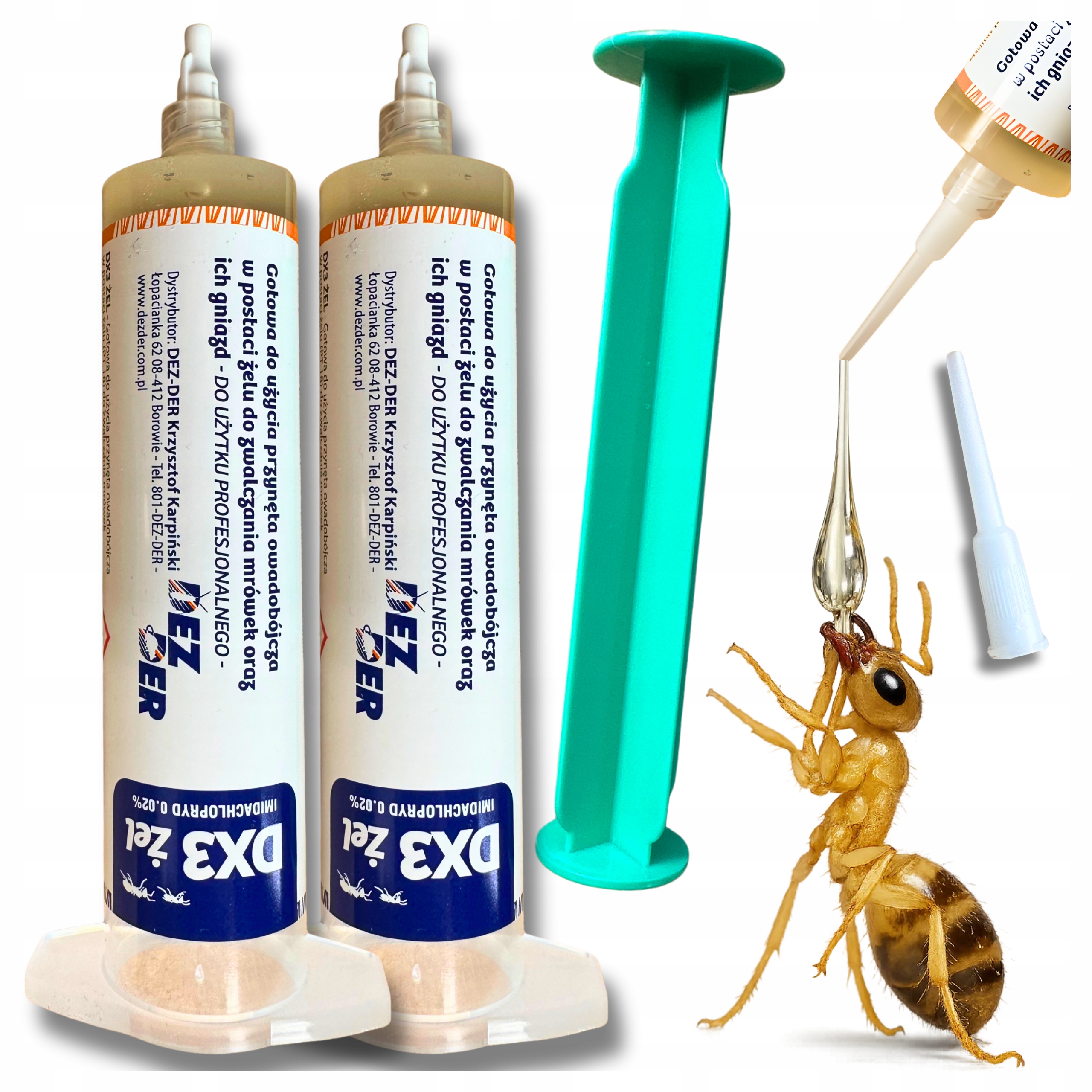 Prostředek Přípravek Na Mravence Faraona Silná Jed Gel DX3 Gel 2 Ks