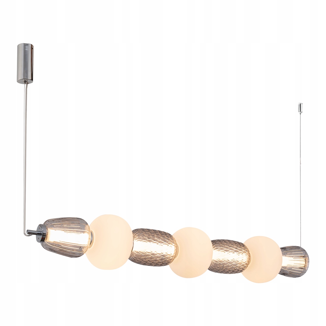 Lampa wisząca Led nowoczesna Led barwa ciepła Caro Smoked 42W Milagro