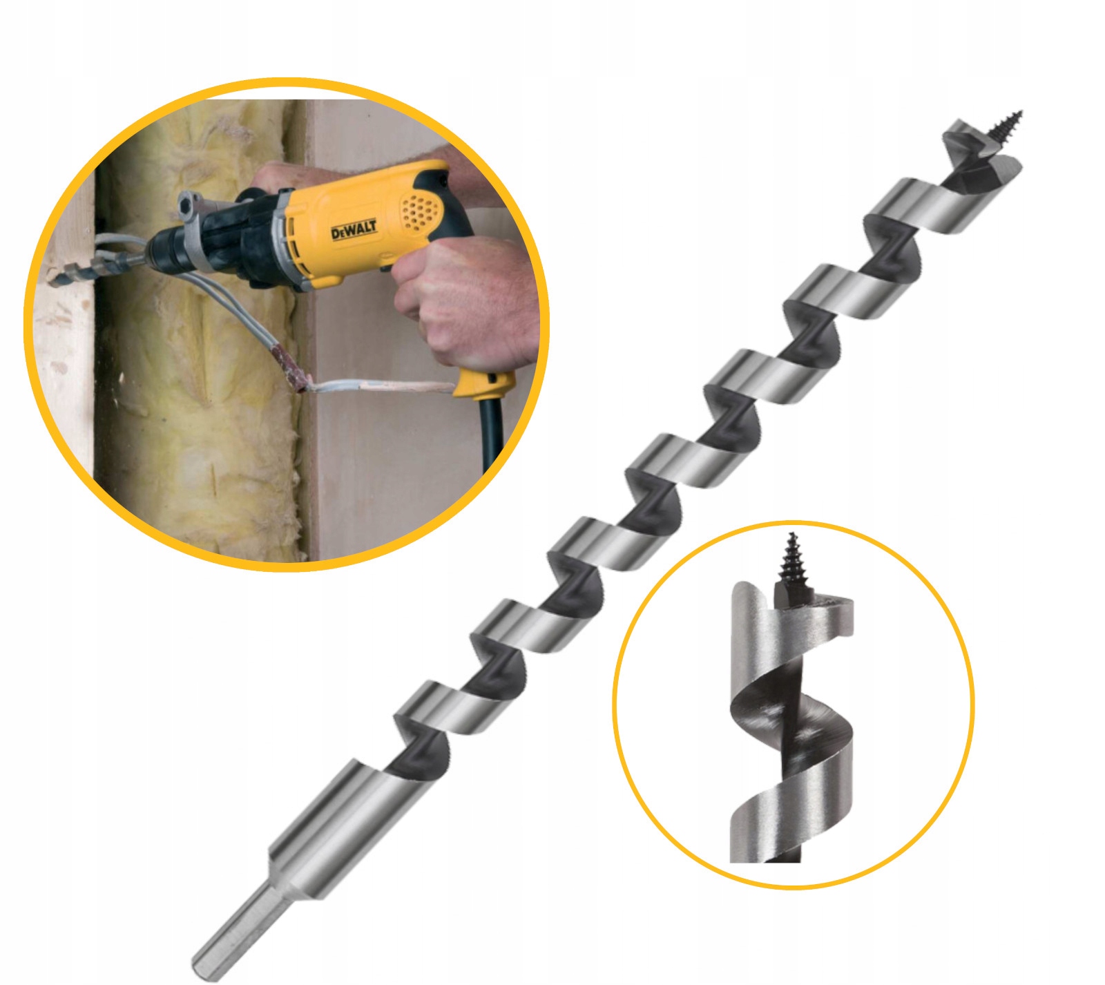 

Wiertło kręte do drewna 18x380mm Dewalt DT4642
