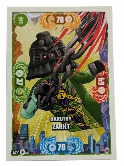 Karta Lego Ninjago (Dragon Storm) Seria 11 Numer 107