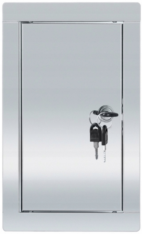 DRZWICZKI REWIZYJNE METALOWE ZAMEK 10x15cm PL