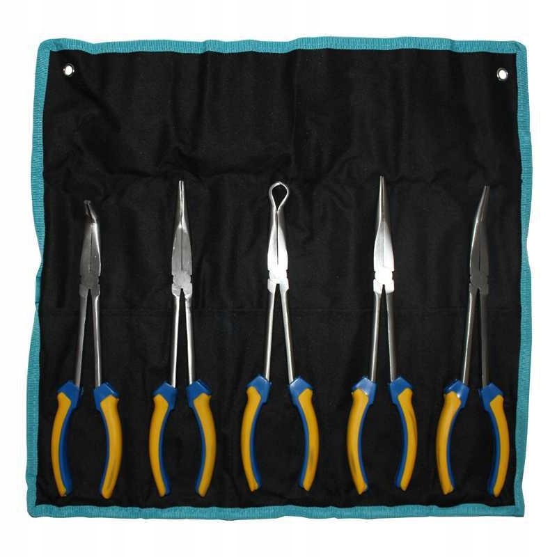 Набор из 5 плоскогубцев с длинным прямым углом