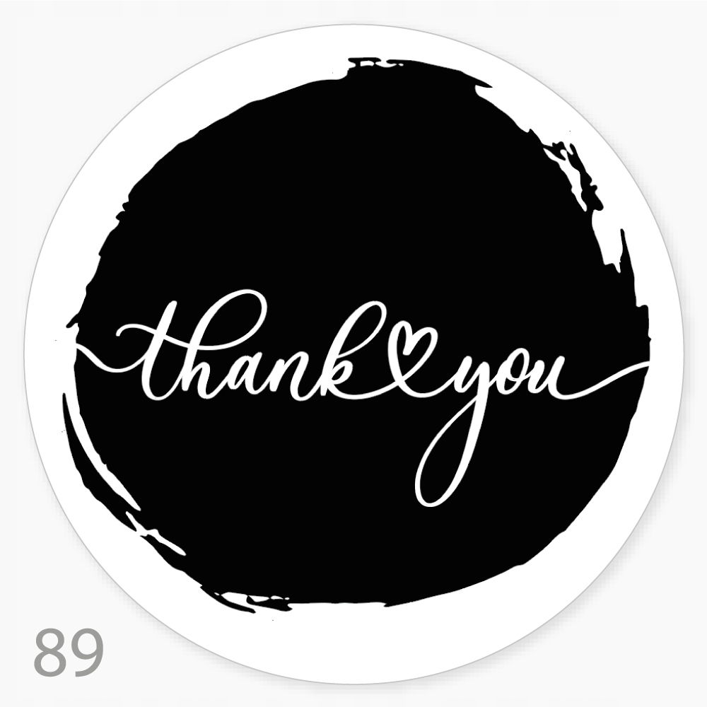 

Etykieta,naklejka Thank You 100szt Średnica 55mm!