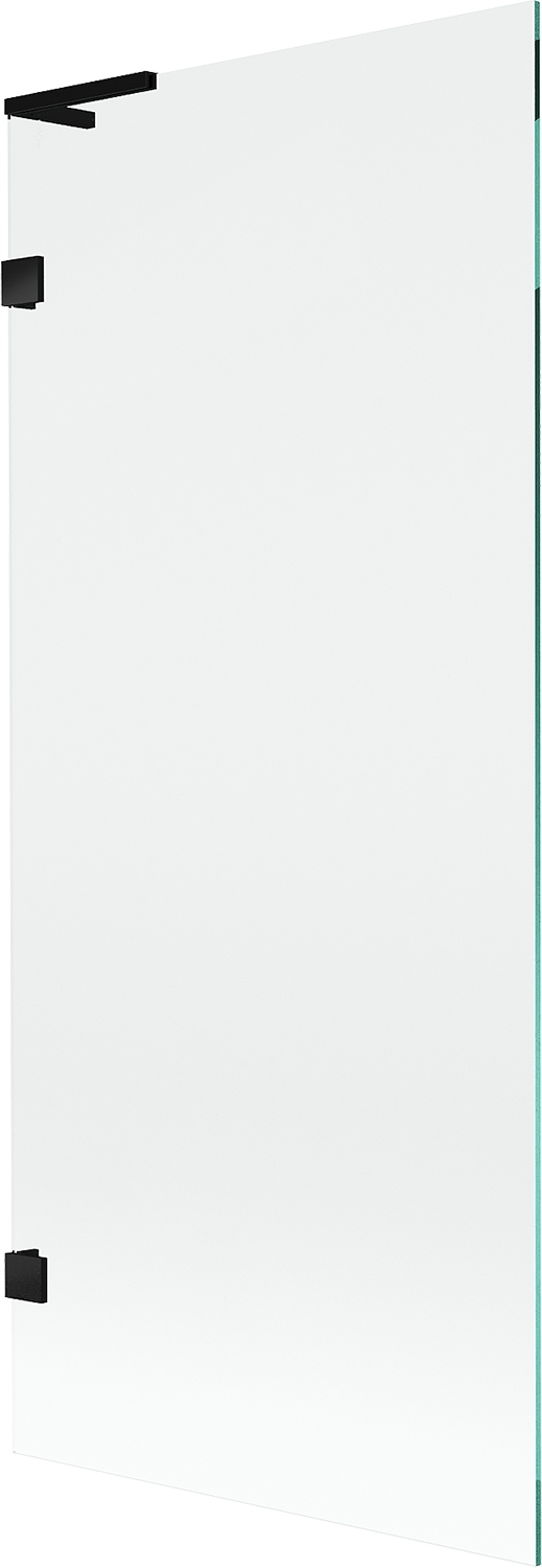 Mexen Lunar L vanová zástěna 1-dílná 80 x 150 cm, transparentní, černá 89