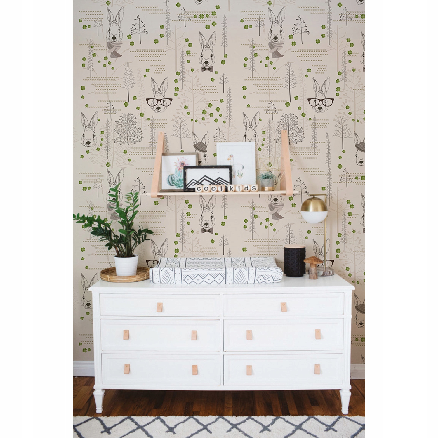 

Tapeta flizelinowa Szalone króliki 208x146 + klej