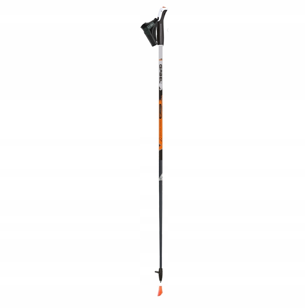 Palice na Nordic Walking GABEL STRIDE X-1.35 BLACK/ORAN