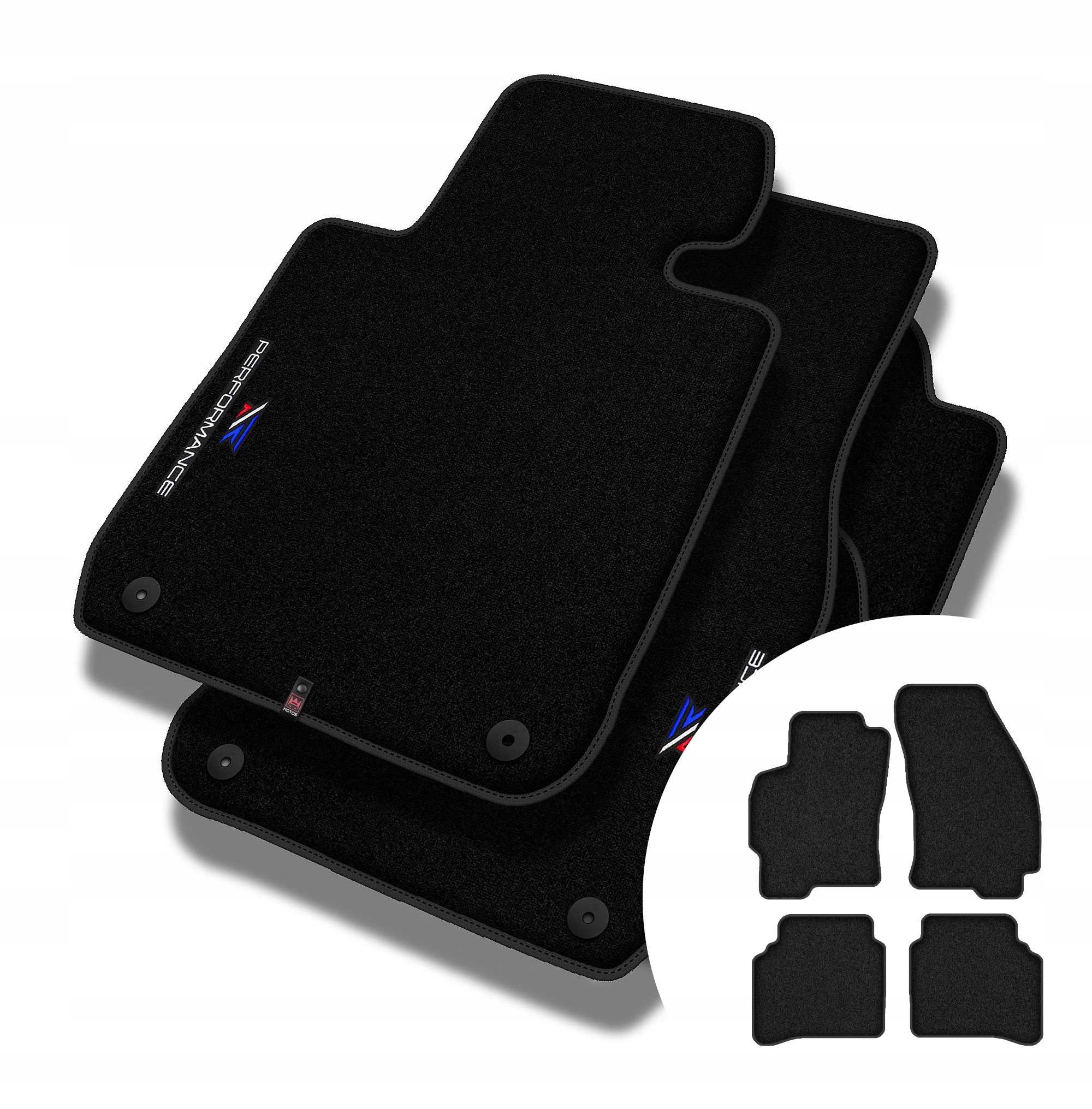 Velurové koberce Performance Premium pro Ford Mondeo III 2000-2007
