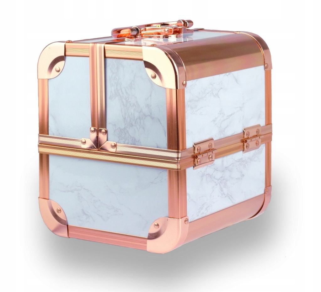 

Kuferek Na Kosmetyki Marble Rose Gold Marmurkowy