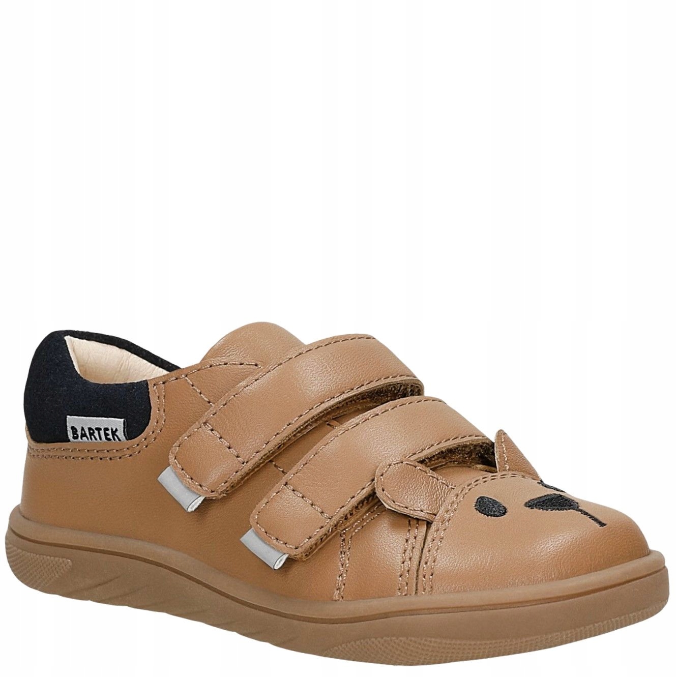 Bartek 8600564 półbuty barefoot dla dzieci lekkie giętkie skórzane 22