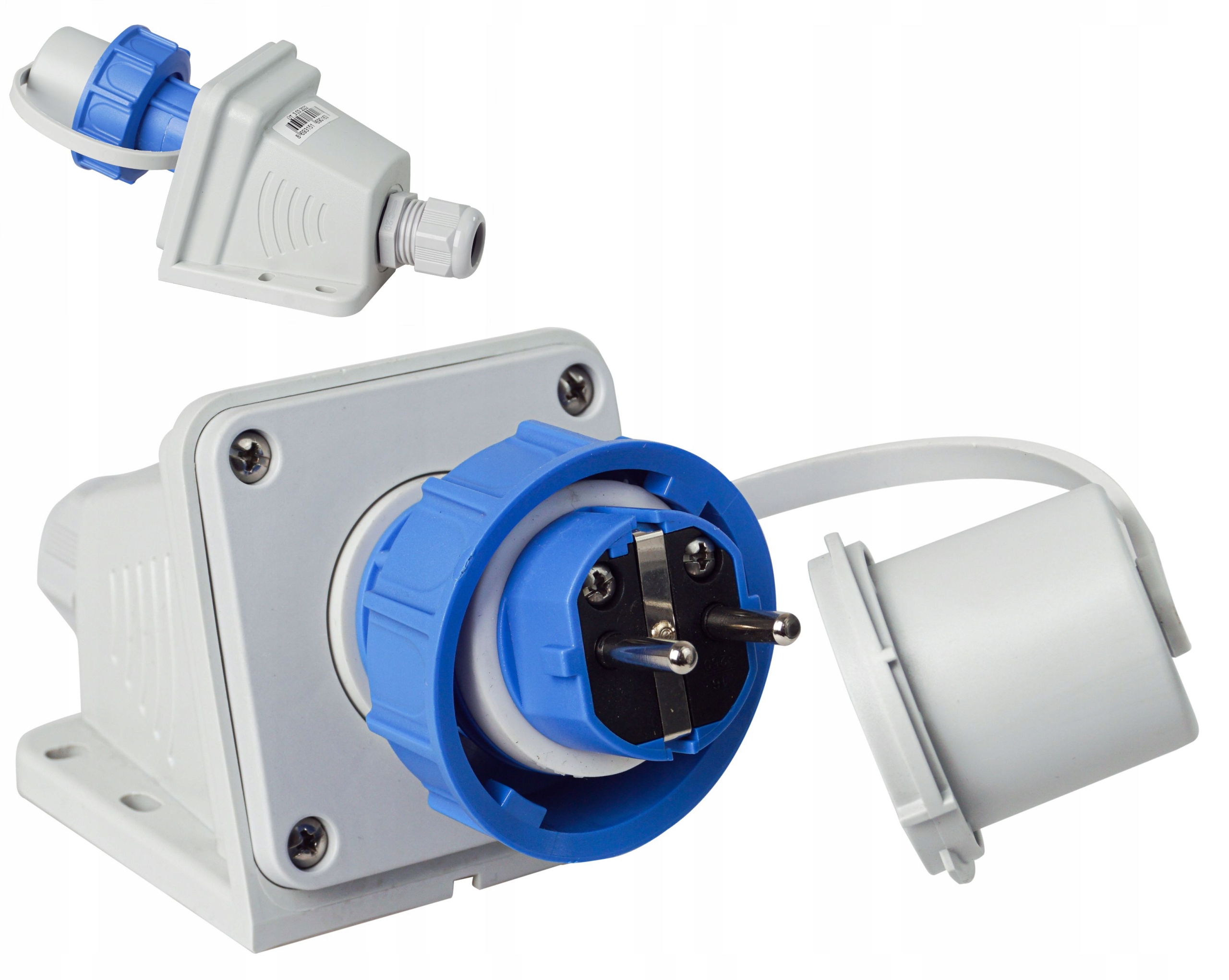 

Wtyczka 16A 230V W Hermetycznej Obudowie IP68