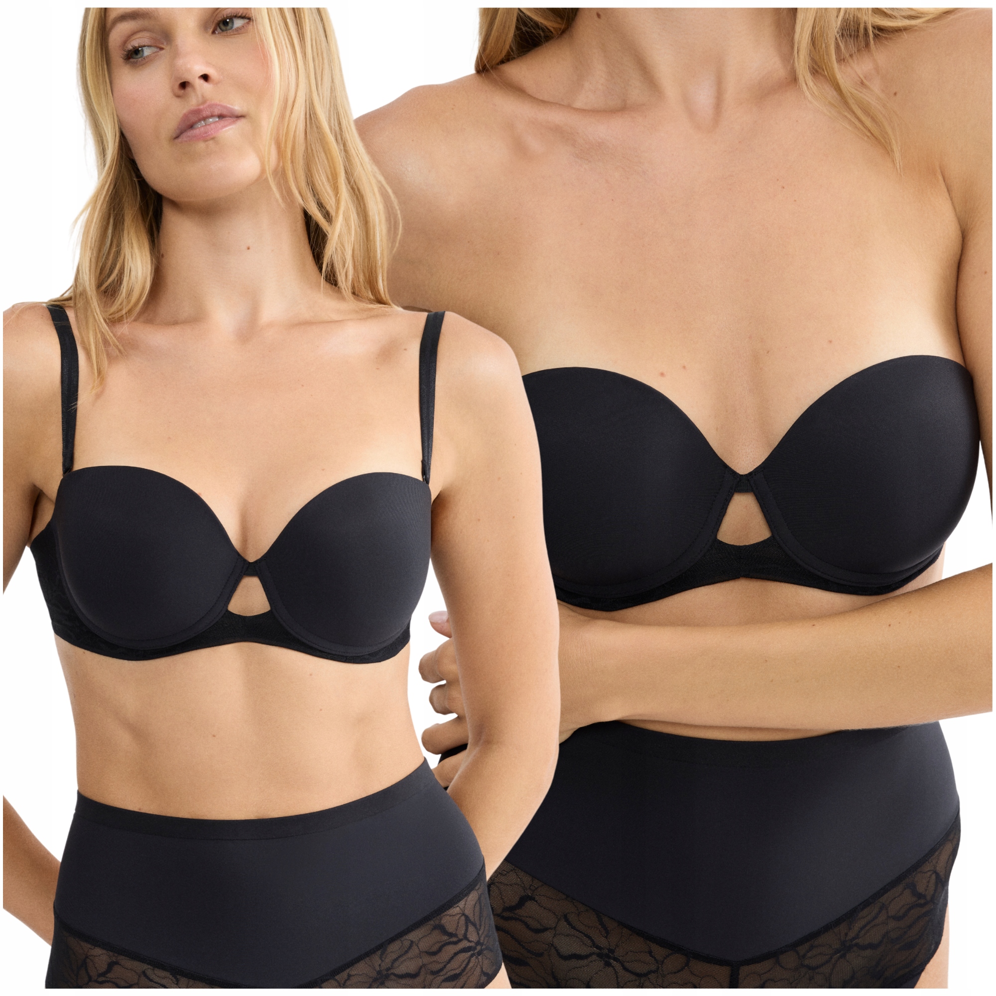 Vyztužená podprsenka typu strapless Triumph Comfort Contour Wdp 80B