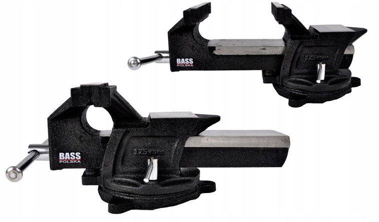 

Imadło Ślusarskie Stalowe Obrotowe 5'' 125mm Bass