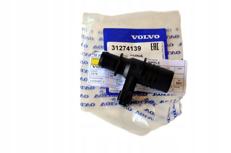 Volvo V60 XC60 snímač tlaku odmy 2,0D 2,4D Oe 31274139