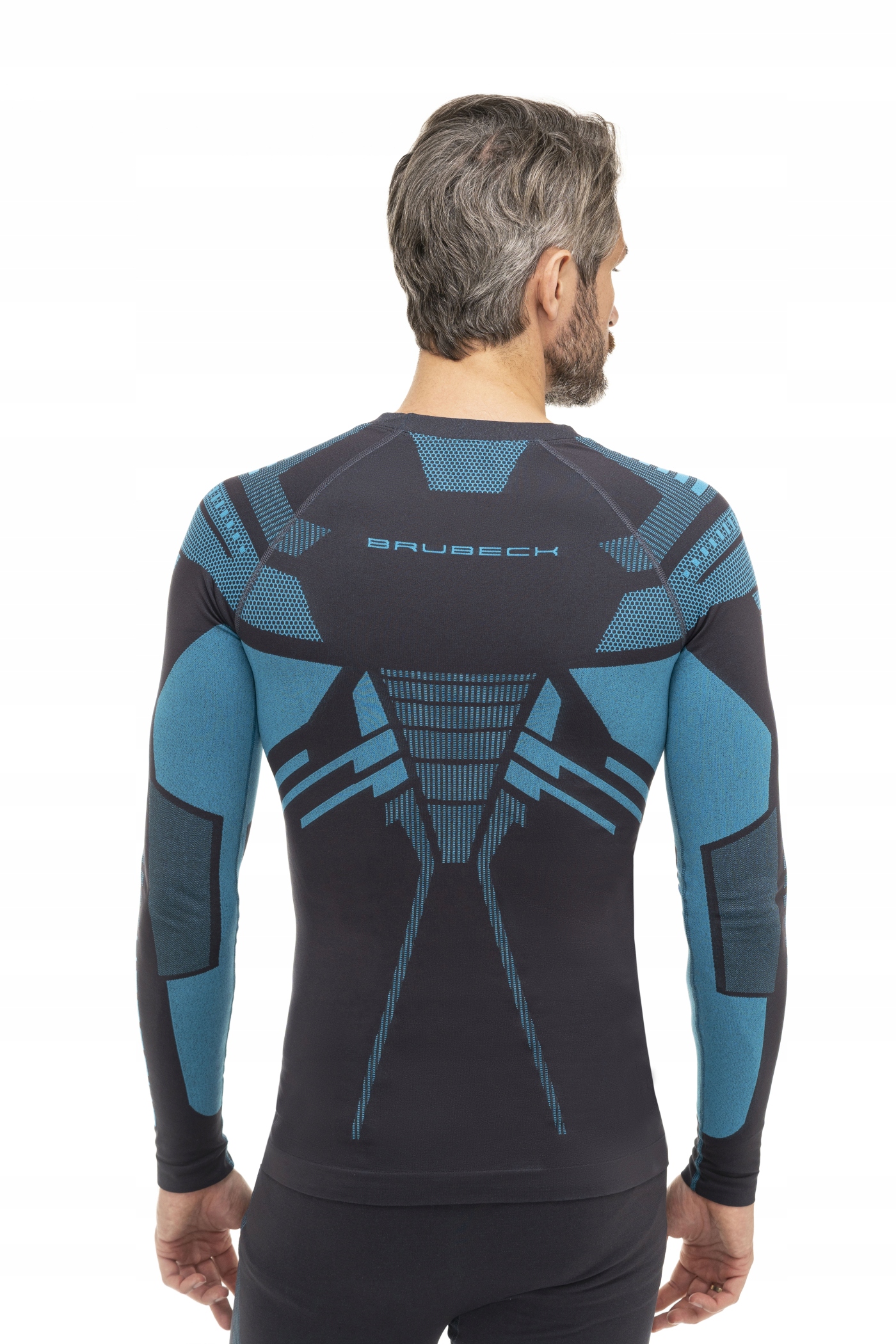 BRUBECK KOMPLET BIELIZNY TERMOAKTYWNEJ DRY MĘSKI GRAFITOWY/NIEBIESKI XL Rozmiar XL