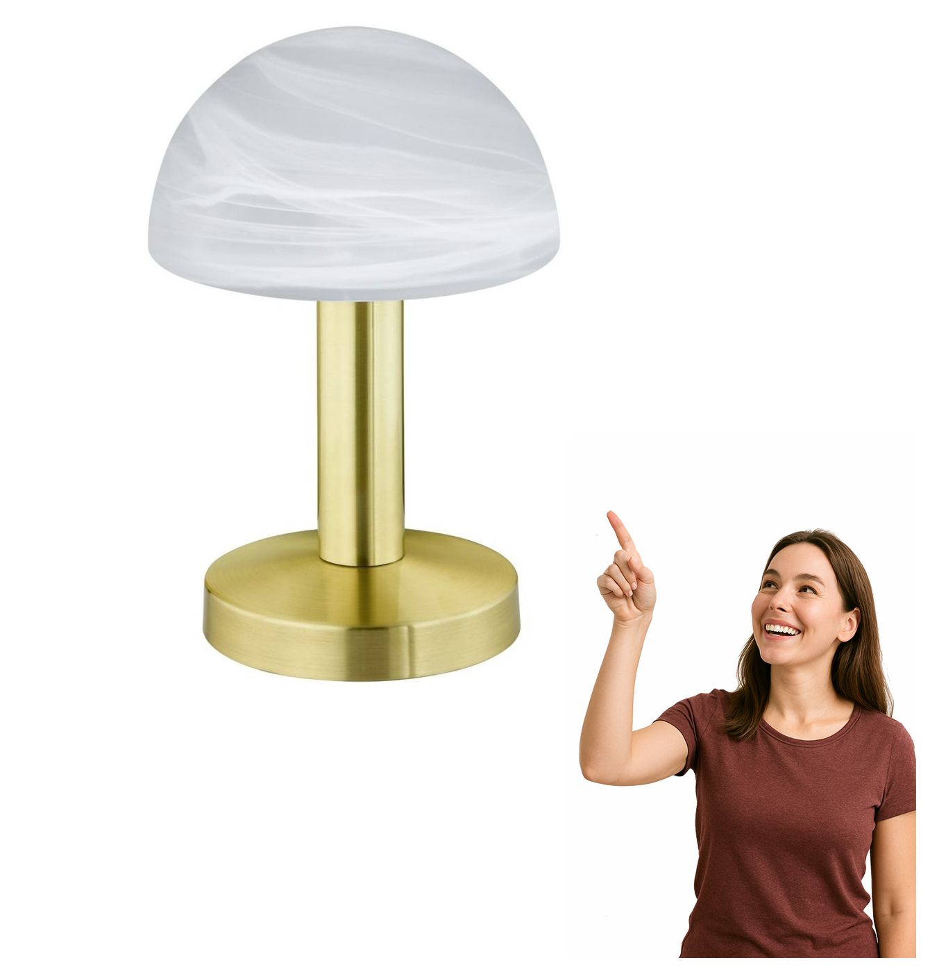 Stolní lampa Fynn II 599100108 Trio