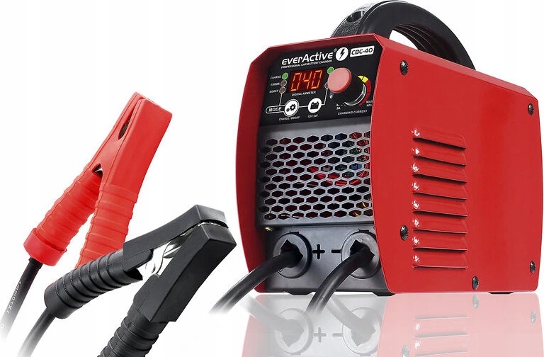 Nabíjačka batérií s invertorovým štartom pre 12V 24V CBC-40 v2