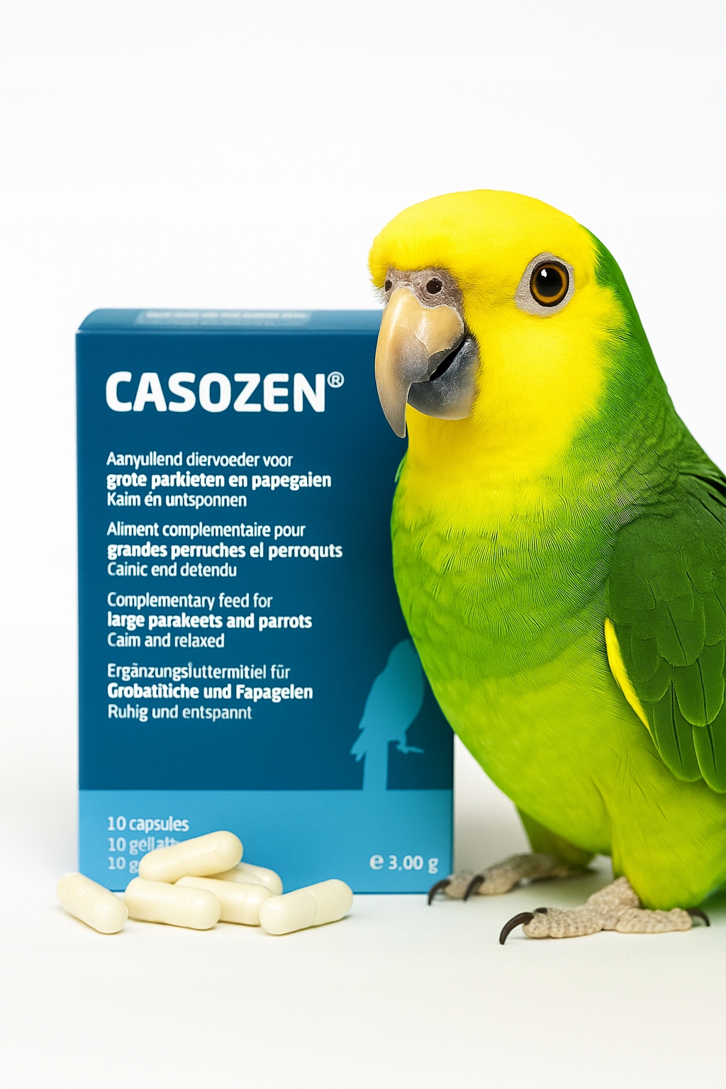 Casozen 10 ks přípravek proti stresu a škubání peří pro papoušky