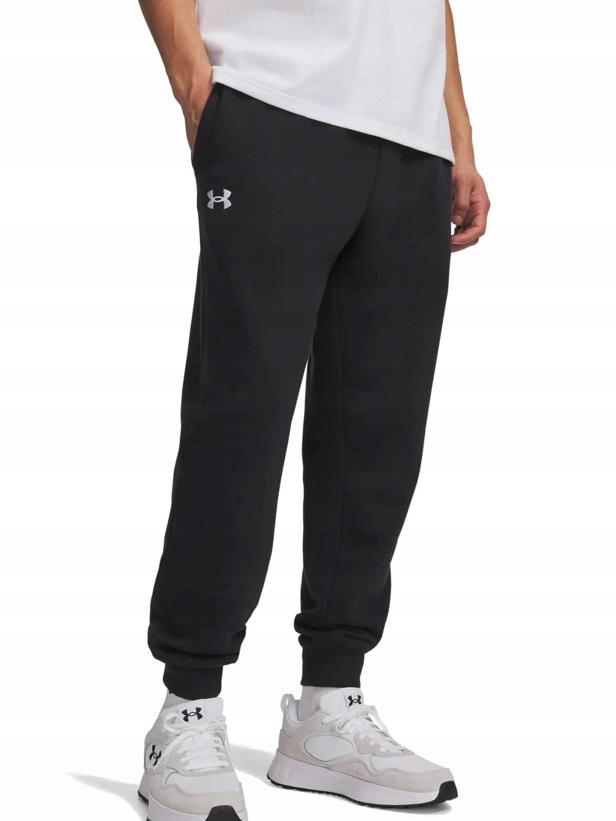 Pánské tepláky Under Armour 1379774-001 černé bavlněné joggery S