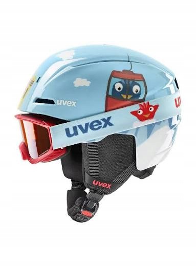 Kask Uvex viti set roz. 51- 55 cm blue bird