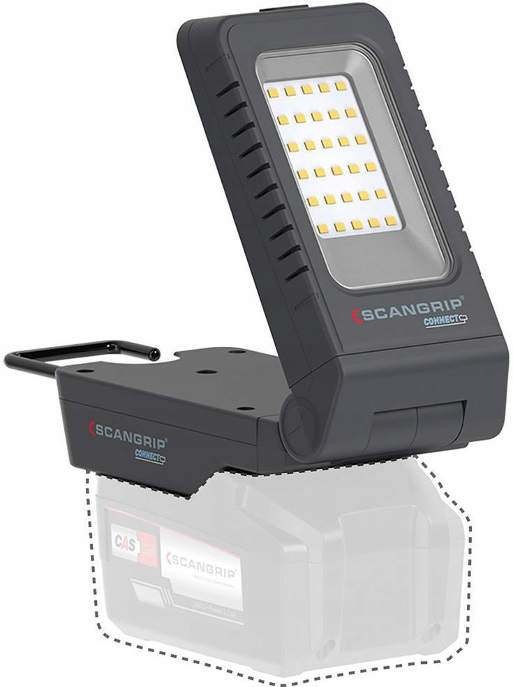 Akumulátorová dielenská lampa Basic Connect 1000 lm bez akumulátora Scangrip