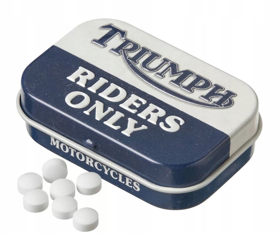 Pudełko Z Miętówkami Retro Triumph Motorcycles Mint Box MLMA24905