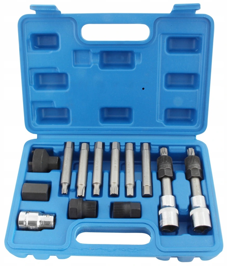 KLUCZE DO ALTERNATORA ZE SPRZĘGŁEM ZESTAW 13 EL.