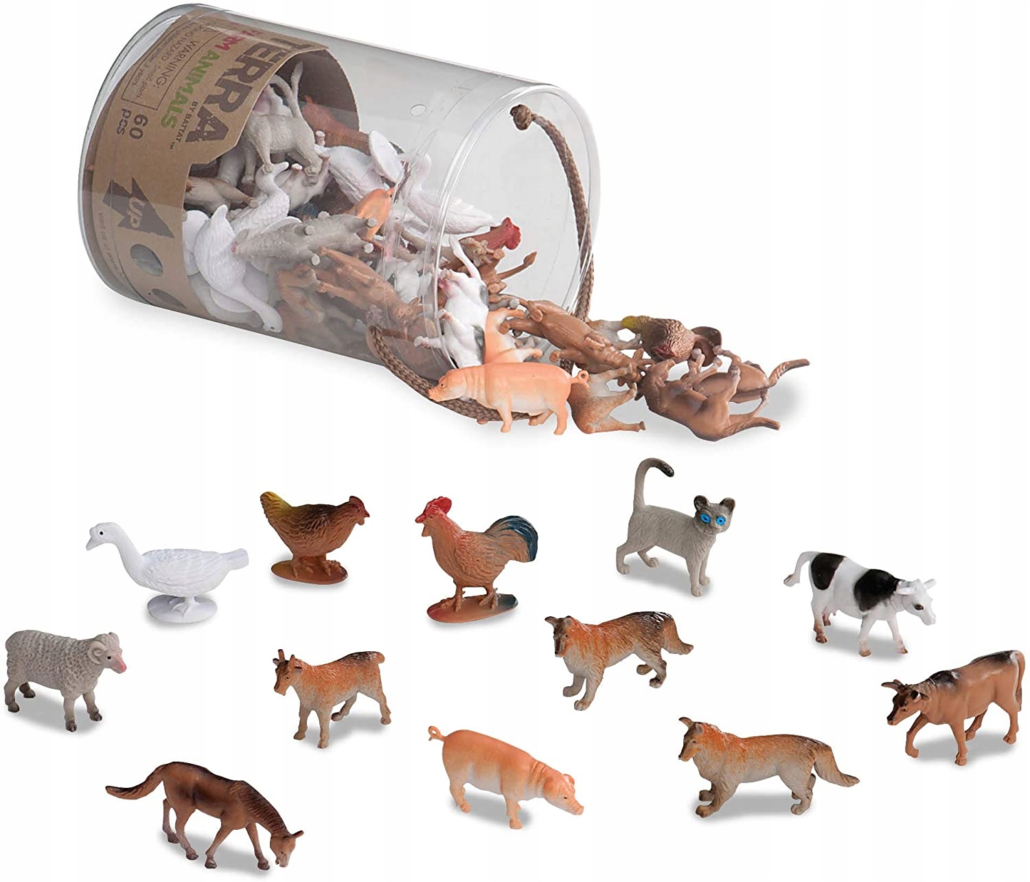 

BToys 60 Minifigurki Zwierzęta Domowe Farma Zoo