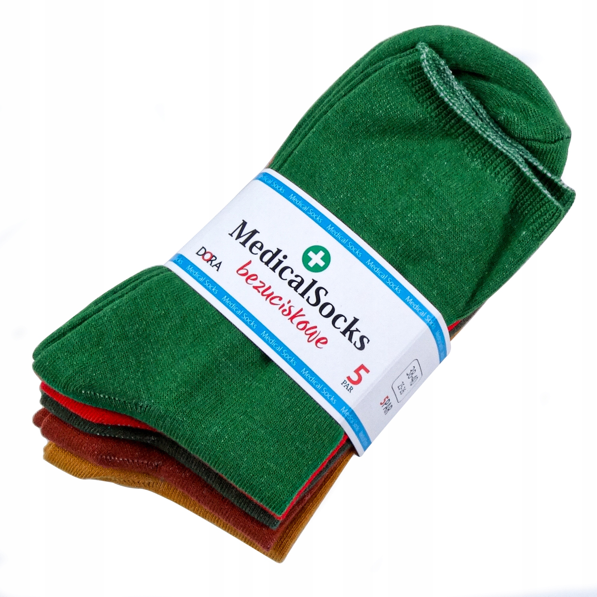 5X SKARPETKI SKARPETY MEDYCZNE BEZUCISKOWE DAMSKIE 41-43 Model MEDICAL SOCKS