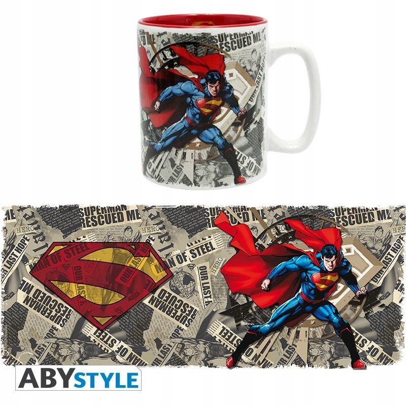 Duży kubek DC Comics - Superman & logo (460 ml Pojemność 460 ml