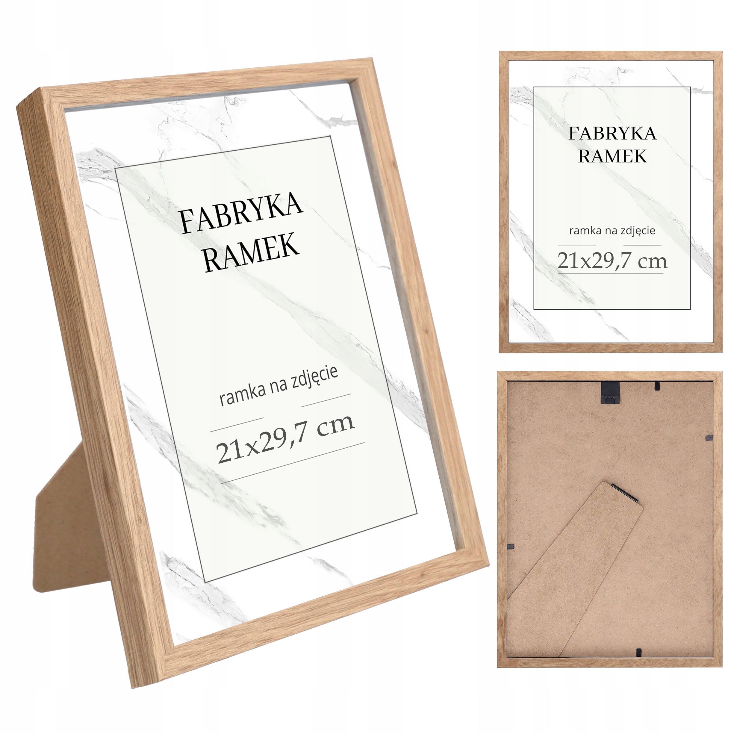 

Ramka A4 21x30 cm ramki na zdjęcia stojąca brąz