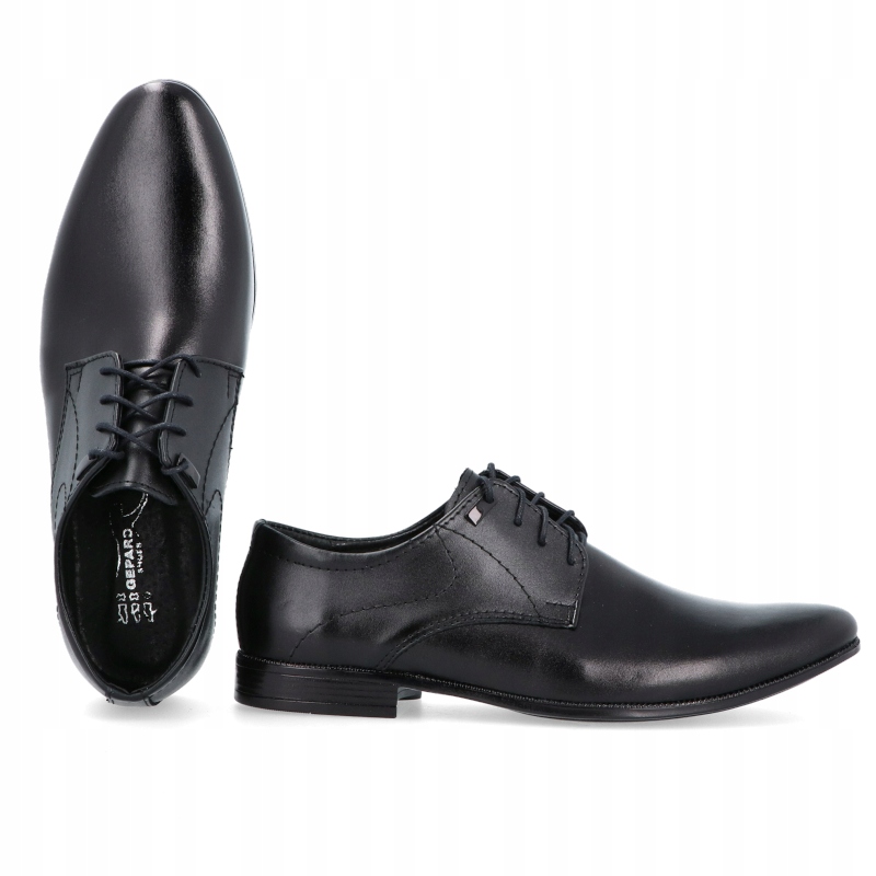 OBUWIE MĘSKIE WIZYTOWE SKÓRA 040 CZARNE R 39 Model 040 CZ