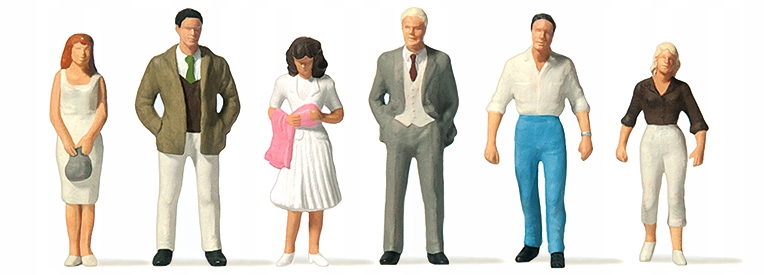 Preiser 10022 - Przechodnie H0