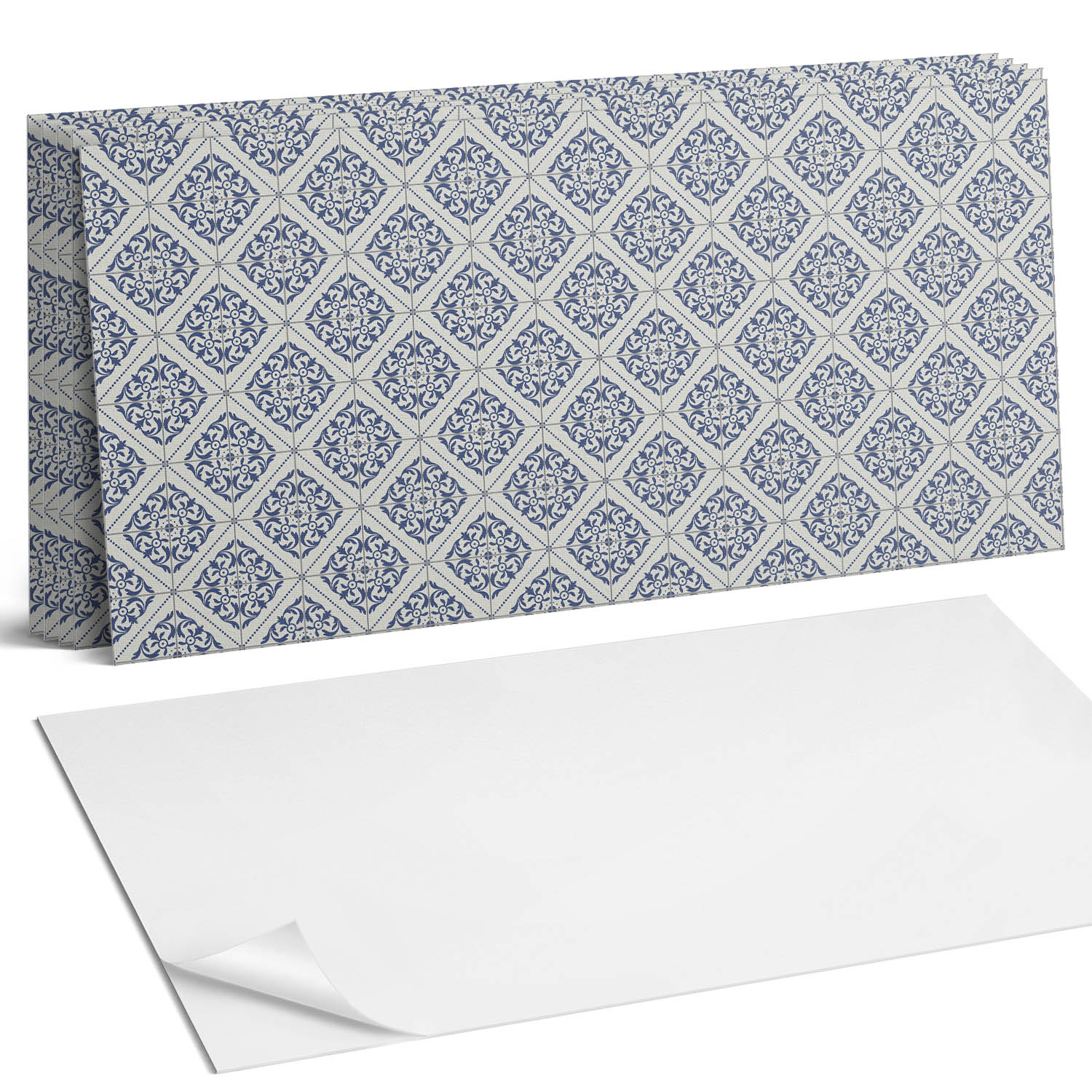 Sada Pvc vinylových dlaždíc Kvetinové grafické inšpirácie 6 x 60 x 30 cm