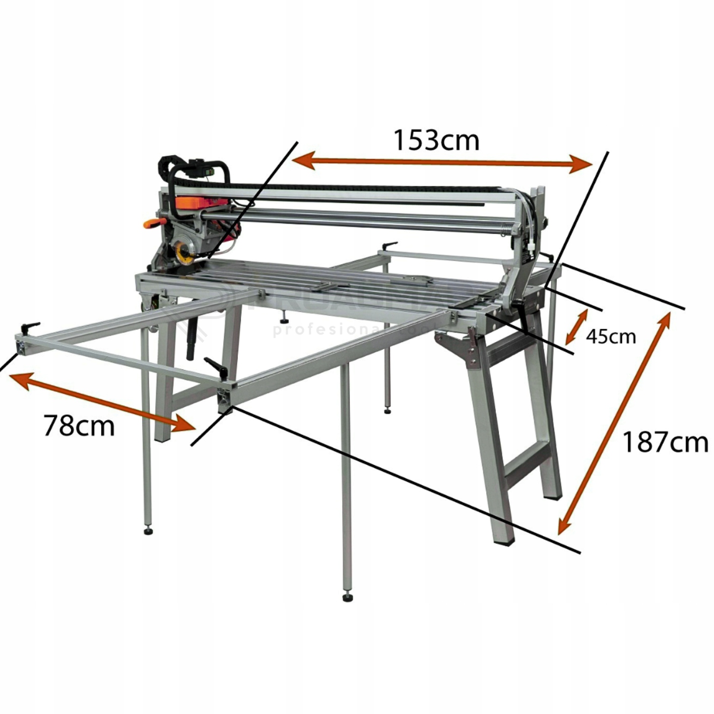 Przecinarka maszynka piła do Gresu Płytek Kamienia Automatyczna 120 cm Marka Wertec