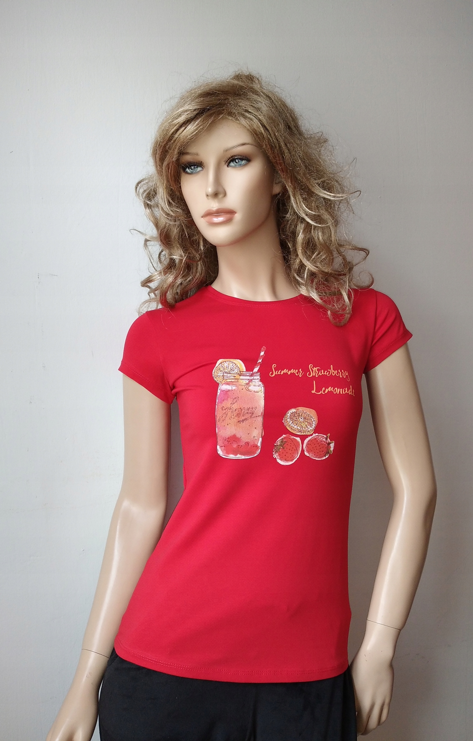 

Bluzka Latynka krótki rękaw bawełna M/L 36-38